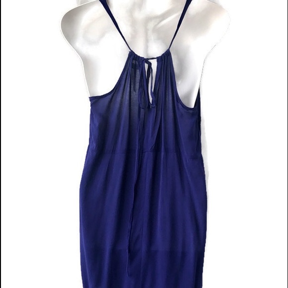 Free People Intimately Royal Blue Lace Dress, Lrg - Picture 4 of 8